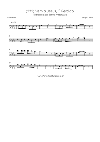 Harpa Cristã  score for Cello