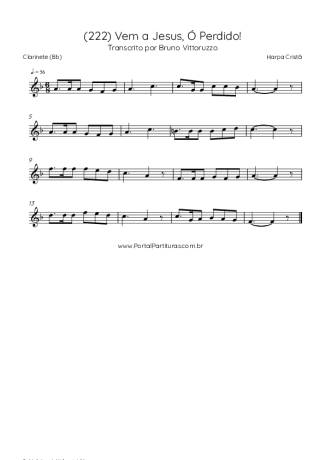 Harpa Cristã  score for Clarinet (Bb)