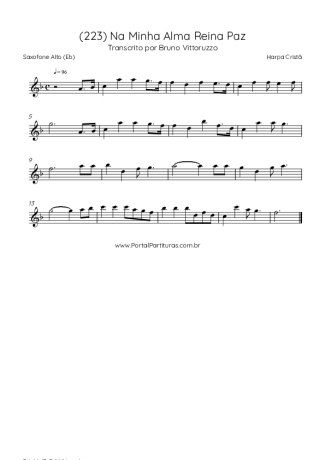 Harpa Cristã  score for Alto Saxophone