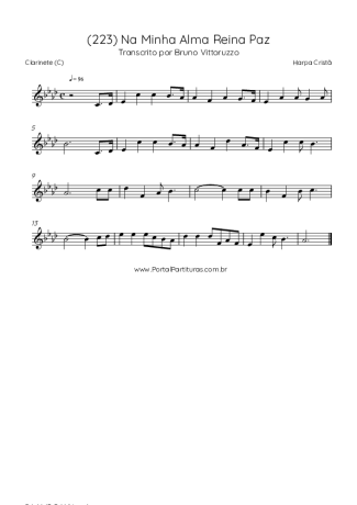 Harpa Cristã  score for Clarinet (C)