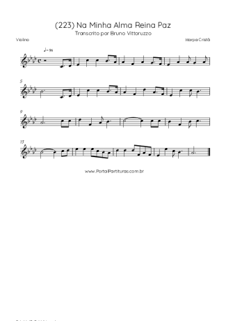 Harpa Cristã  score for Violin