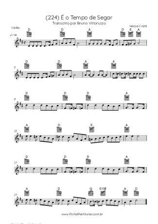 Harpa Cristã  score for Acoustic Guitar