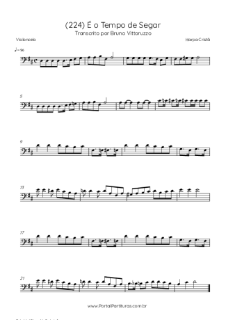 Harpa Cristã  score for Cello