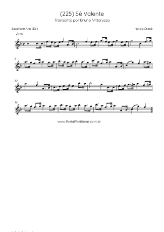 Harpa Cristã  score for Alto Saxophone