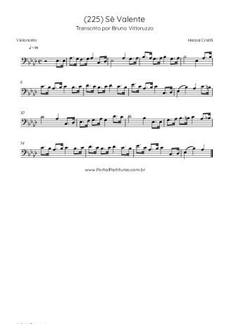 Harpa Cristã  score for Cello