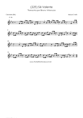 Harpa Cristã  score for Clarinet (Bb)