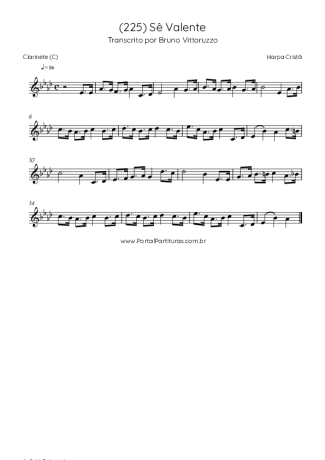 Harpa Cristã  score for Clarinet (C)