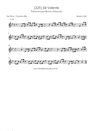 Harpa Cristã  score for Tenor Saxophone Soprano (Bb)