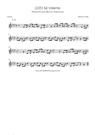 Harpa Cristã  score for Violin