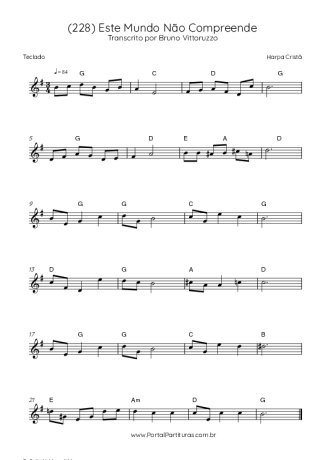 Harpa Cristã  score for Keyboard