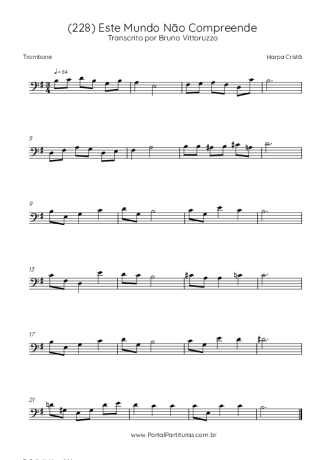 Harpa Cristã  score for Trombone