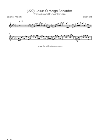 Harpa Cristã  score for Alto Saxophone