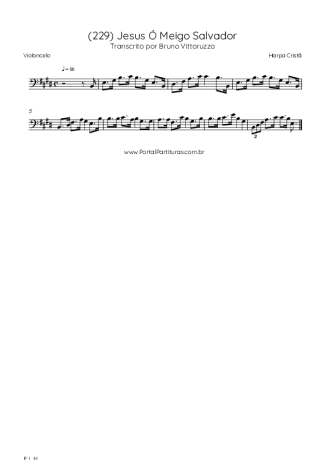 Harpa Cristã  score for Cello