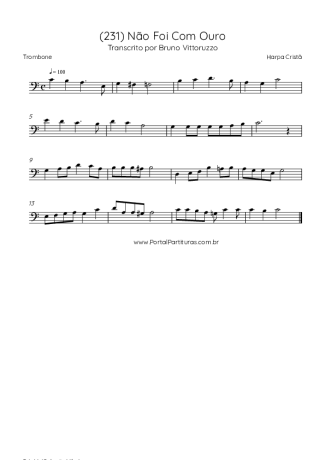 Harpa Cristã  score for Trombone