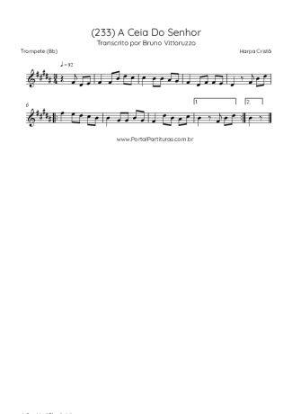 Harpa Cristã  score for Trumpet