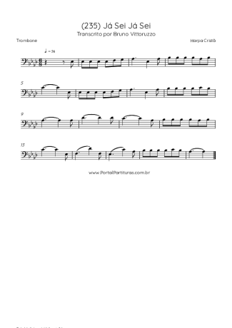 Harpa Cristã  score for Trombone