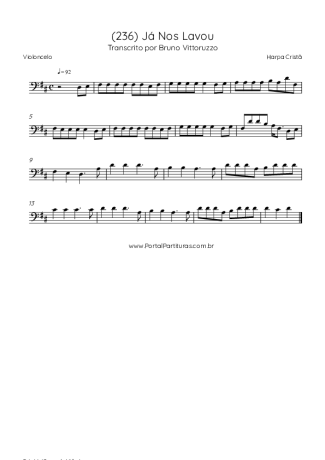 Harpa Cristã  score for Cello