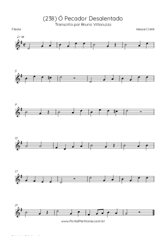 Harpa Cristã  score for Flute