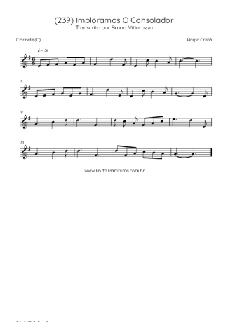 Harpa Cristã  score for Clarinet (C)