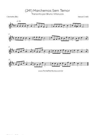 Harpa Cristã  score for Clarinet (Bb)