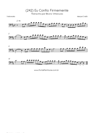 Harpa Cristã  score for Cello