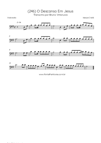 Harpa Cristã  score for Cello