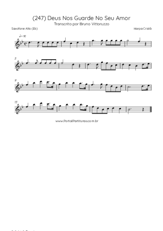 Harpa Cristã  score for Alto Saxophone