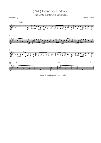 Harpa Cristã  score for Clarinet (C)