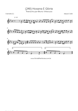 Harpa Cristã  score for Clarinet (C)