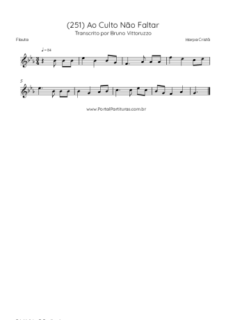 Harpa Cristã  score for Flute