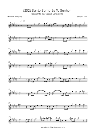 Harpa Cristã  score for Alto Saxophone