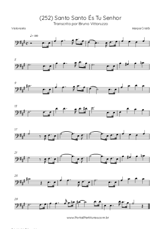 Harpa Cristã  score for Cello