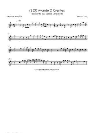 Harpa Cristã  score for Alto Saxophone