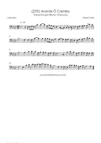 Harpa Cristã  score for Cello