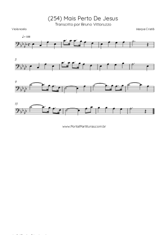 Harpa Cristã  score for Cello