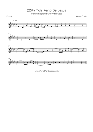 Harpa Cristã  score for Flute