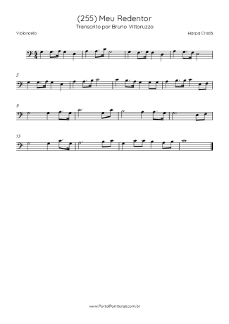 Harpa Cristã  score for Cello