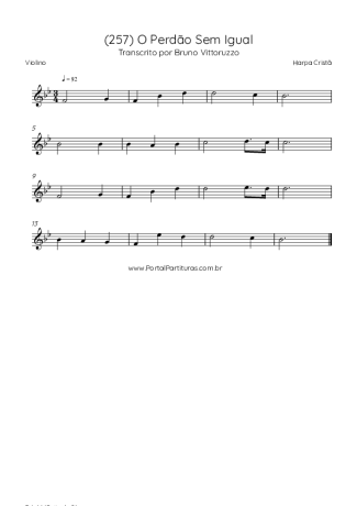 Harpa Cristã  score for Violin