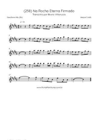 Harpa Cristã  score for Alto Saxophone