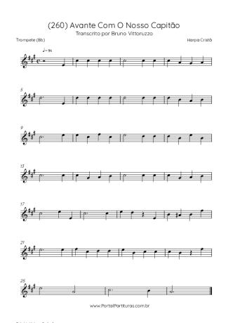Harpa Cristã (260) Avante Com O Nosso Capitão score for Trumpet