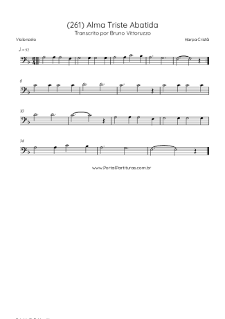 Harpa Cristã  score for Cello