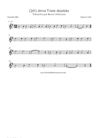 Harpa Cristã  score for Clarinet (Bb)