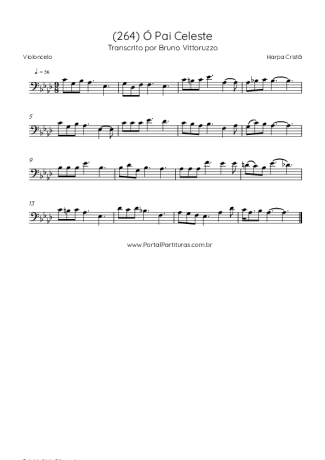 Harpa Cristã  score for Cello