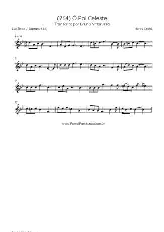 Harpa Cristã  score for Tenor Saxophone Soprano (Bb)