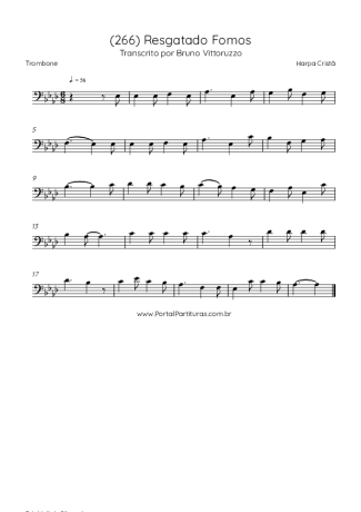 Harpa Cristã  score for Trombone