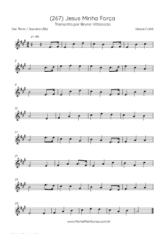 Harpa Cristã  score for Tenor Saxophone Soprano (Bb)