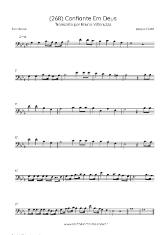 Harpa Cristã  score for Trombone