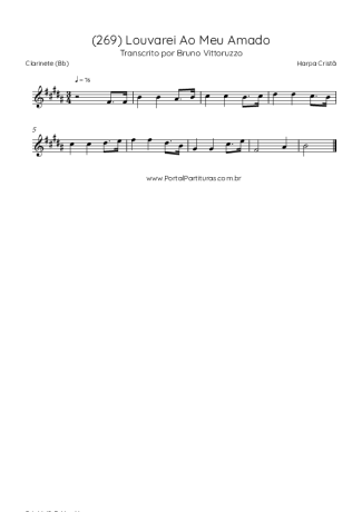 Harpa Cristã  score for Clarinet (Bb)