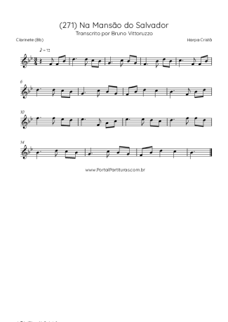 Harpa Cristã  score for Clarinet (Bb)