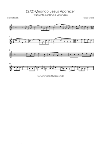 Harpa Cristã  score for Clarinet (Bb)